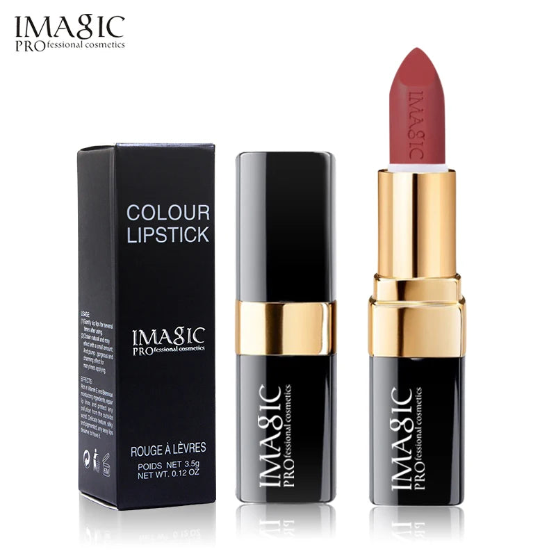 IMAGIC 2024 New Vegan Waterproof Long Lasting Makeup Creamy Lip Stick Free Shipping Lipstick Set Wholesale