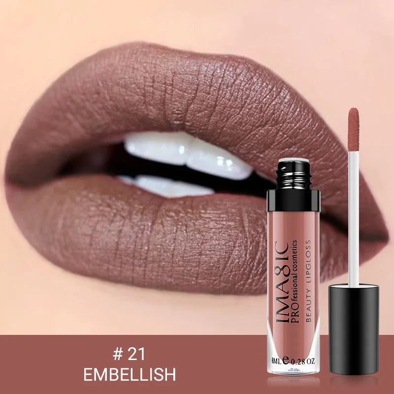 Hot Selling Smooth Liquid Lipgloss Vegan Shiny Lip Gloss Makeup Matte Lipgloss