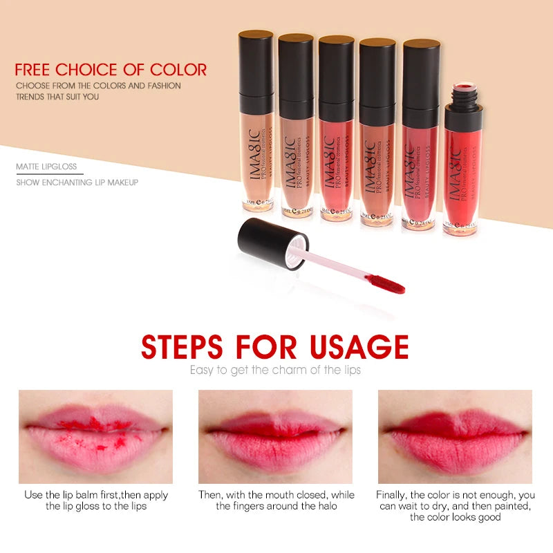Hot Selling Smooth Liquid Lipgloss Vegan Shiny Lip Gloss Makeup Matte Lipgloss